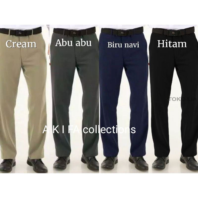 PROMO!!! CELANA BAHAN KERJA PRIA FORMAL STANDAR REGULER EKLUSIVE MERK CARDINAL, RCWR/ BAHAN TWIS TEBAL SIZE 27_38