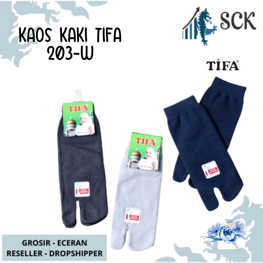 Kaos Kaki Wanita TIFA 203 Tumit Muslim Warna Warni / Kaus Kaki Wanita Muslimah TUMIT 2 Jari