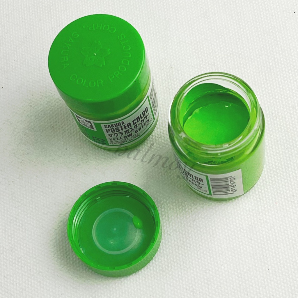 

CAT POSTER COLOR SAKURA 30 ML YELLOW GREEN