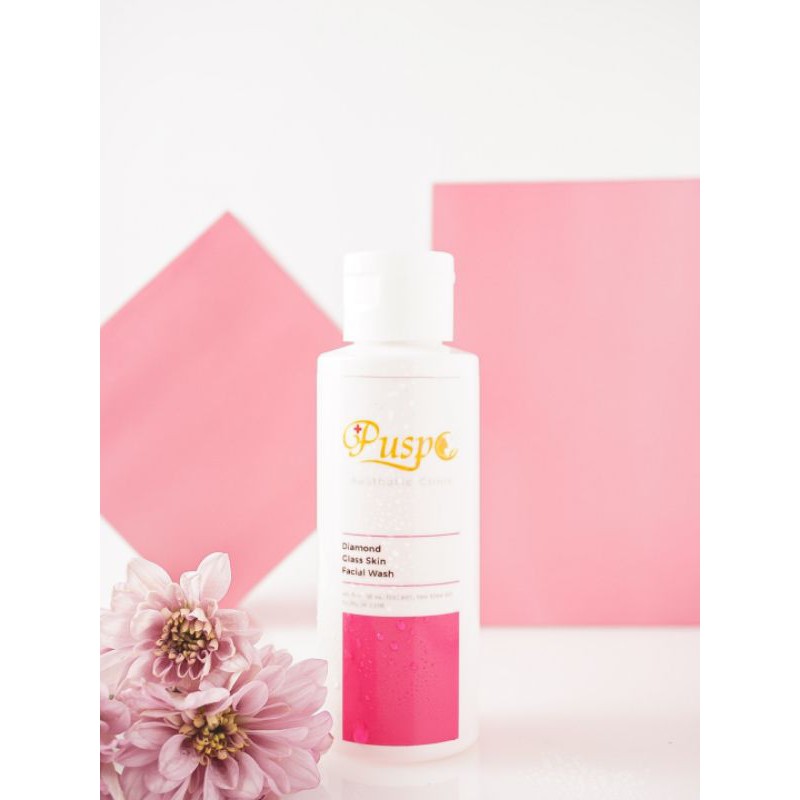 Diamond glass skin facial wash