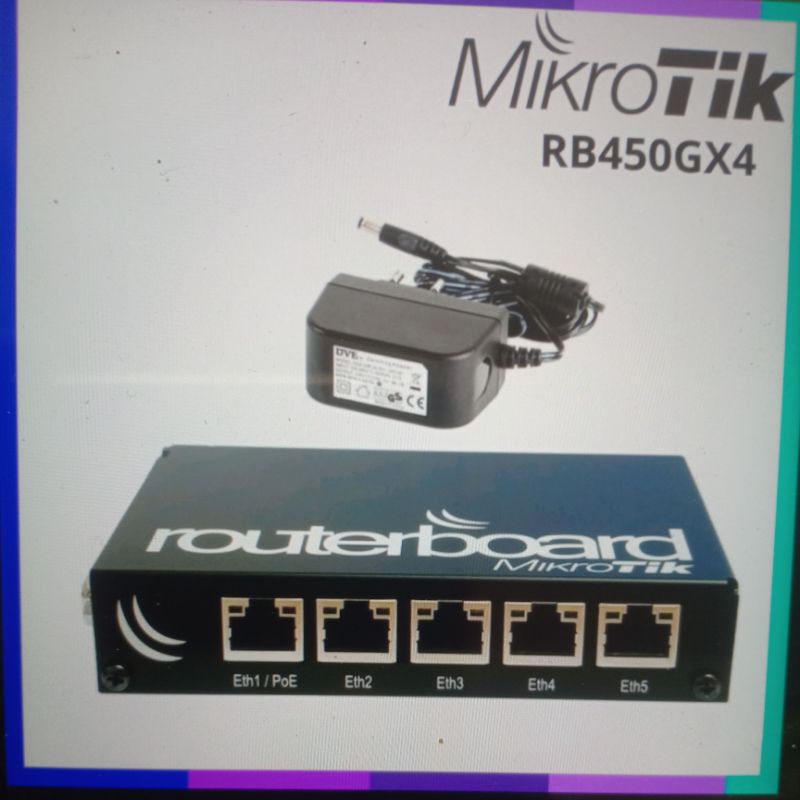 Mikrotik RB450Gx4 Router Indoor / RB 450GX4 / RB-450GX4 / rb450gx4