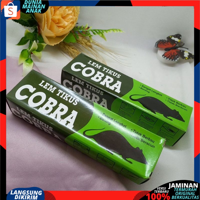 Lem Tikus / Jebakan Tikus / Cobra / Lem Tikus Cobra Super Lengket Ampuh &amp; Berkualitas  Best Seller