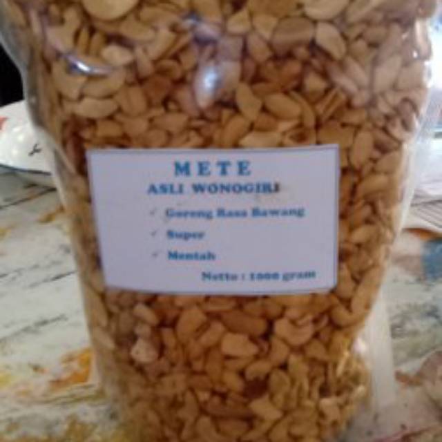 

Kacang mete jawa goreng menir 1000 gram