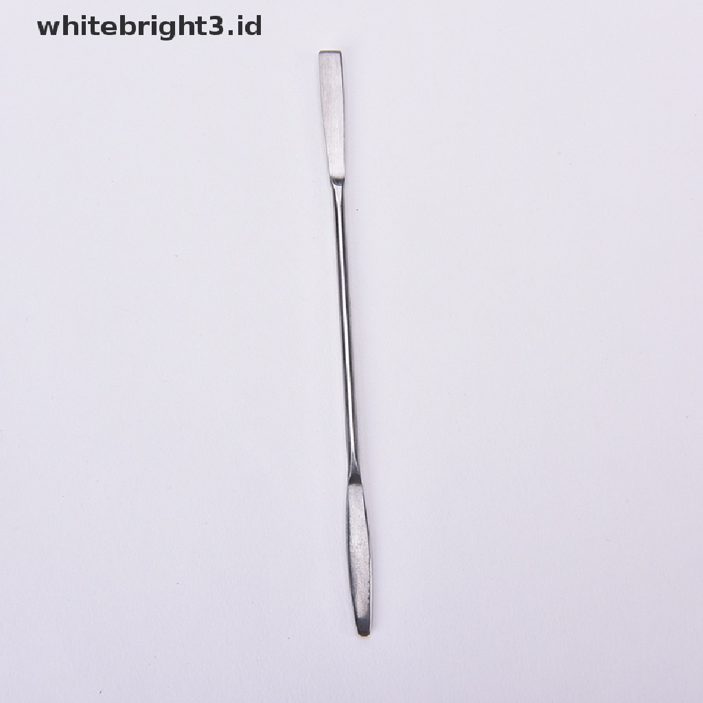 (whitebright3.id) 1pc Spatula Stainless Steel Untuk Makeup / Kosmetik Wanita