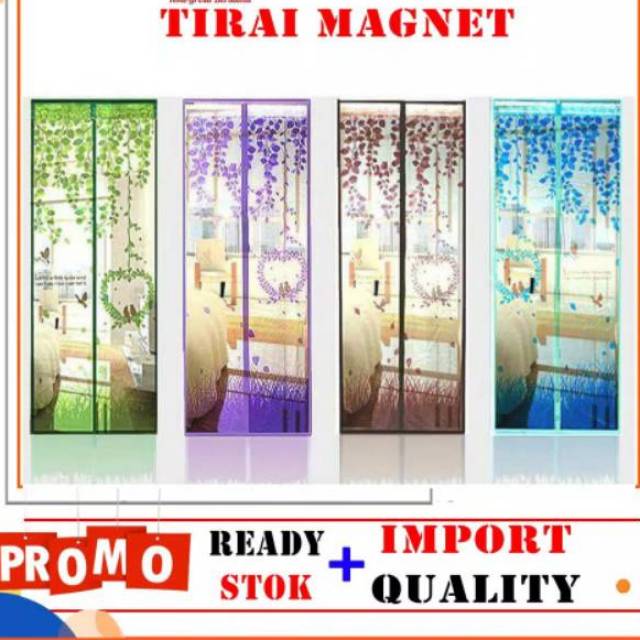 Tirai Magnet Anti Nyamuk Import 100 Bayar Ditempat Medan Shopee Indonesia