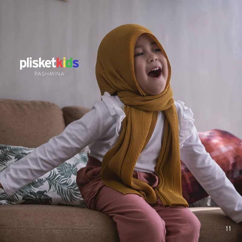 PROMO PASHMINA PLISKET ANAK / PASHMINA PLISKET ANAK TERLARIS