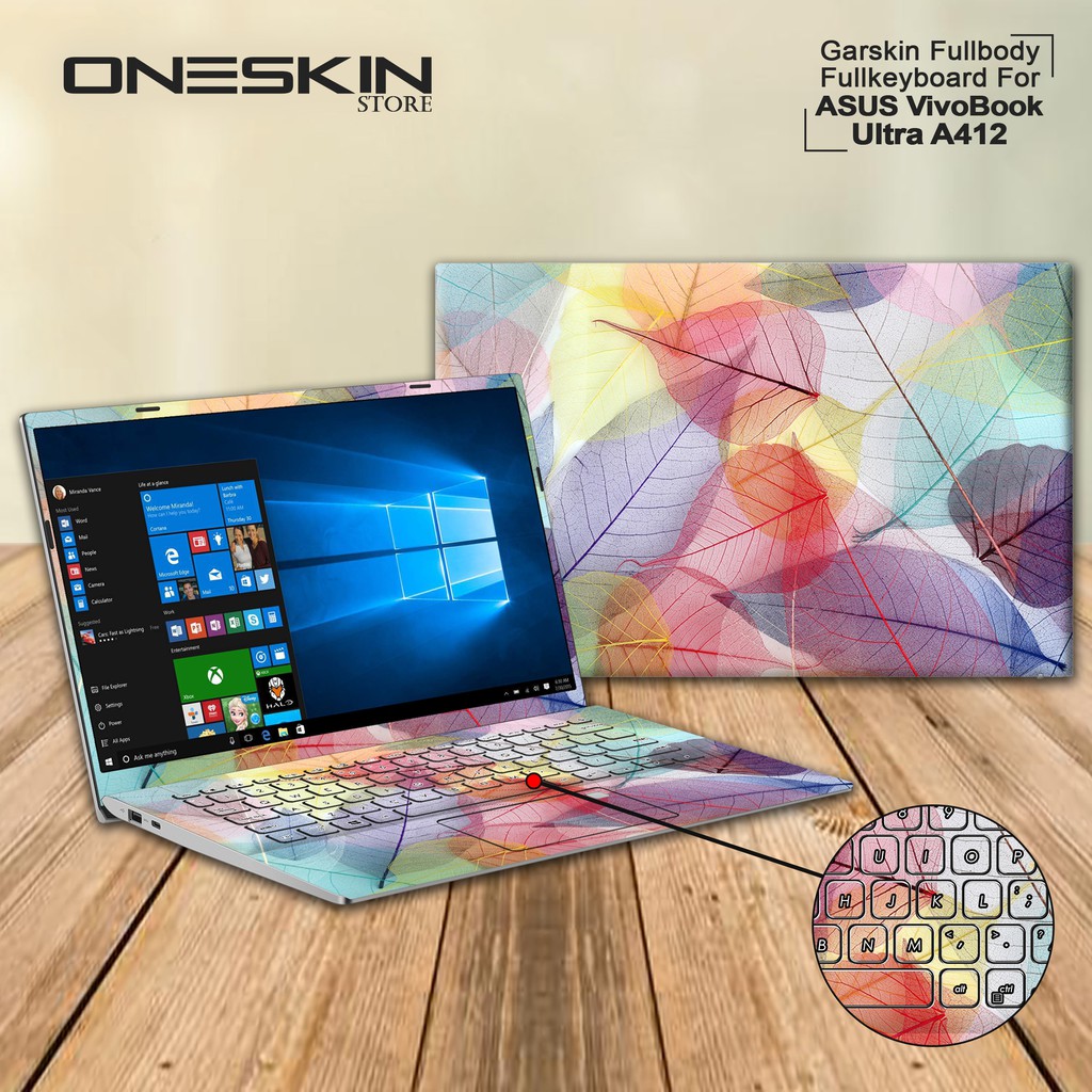 Garskin Laptop Cover Asus A412FL-EK302T A412FL-EK303T A412FL-EK304T FB