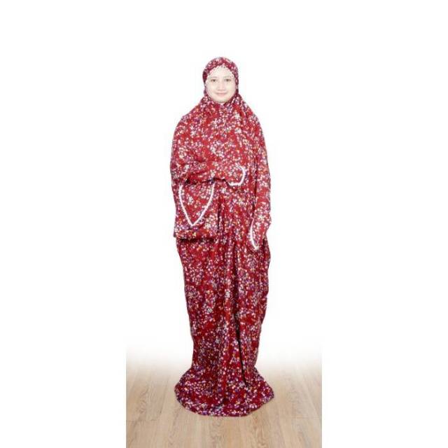 UMKM Juara - Mukenasah Inayah mukena terusan motif bunga