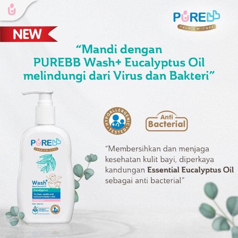 Makassar ! Pure Baby Wash Eucalyptus Oil 230 ml