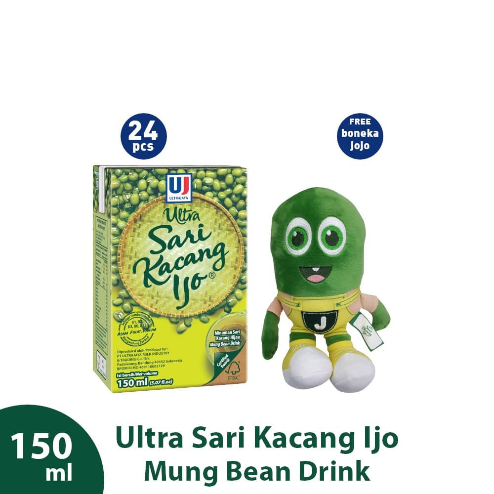 

PROMO ULTRA SARI KACANG IJO 150ML (24PCS) FREE BONEKA JOJO TERMURAH