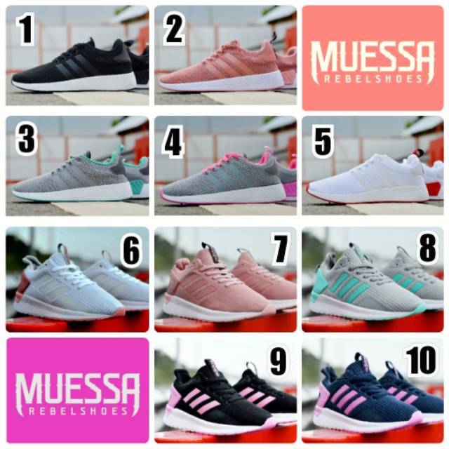 PROMO TERLARIS!!! Sepatu Wanita Adidas Questar Ride R2 Sneakers Kasual Olahraga Sport Running Gym GO