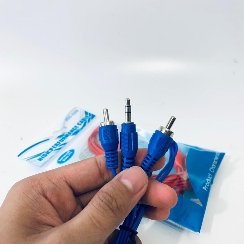 Kabel TebaL Solid aux 2in1/ Jack 3.5mm audio RCA 2 IN 1