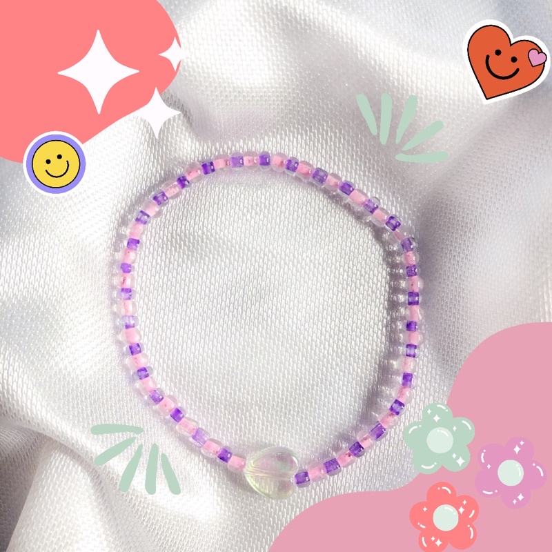 BASIC BRACELET RINGS  | GELANG MANIK | CUTE BRACELET | GELANG &amp; CINCIN MANIK | GELANG DAN CINCIN SMILEY | GELANG MANIK CUTE | MAKASSAR |