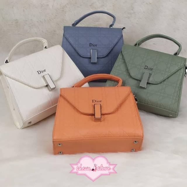 Tas Dior Kelly 20x16cm Import Premium/Tas Branded/Tas Fashion/Tas Wanita/Tas Selempang/Tas Cewek