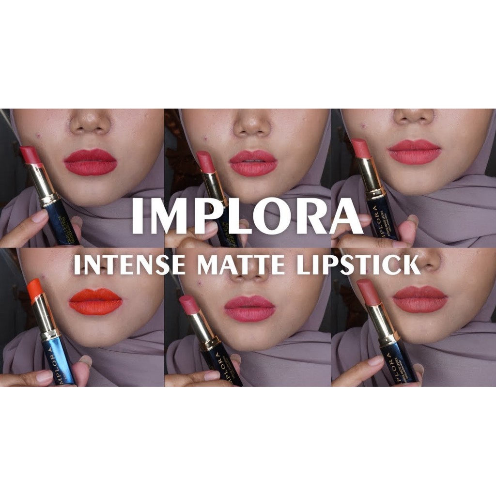 IMPLORA Intense Matte Lipstick Long Lasting Finish