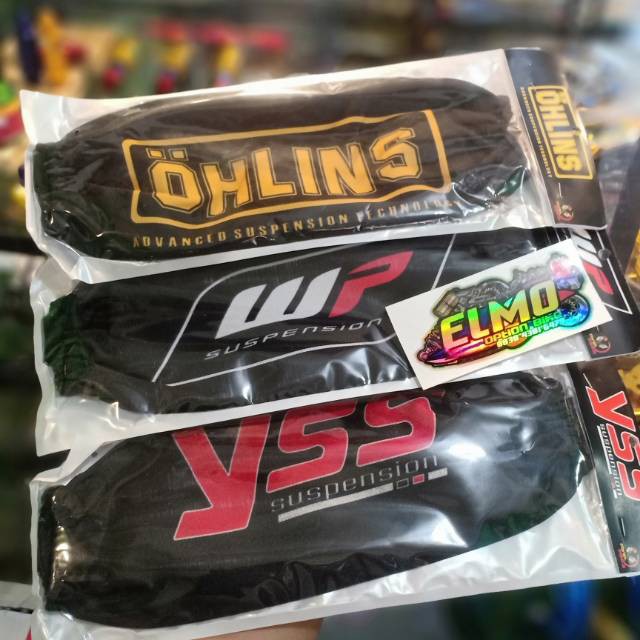 Sarung shock pembungkus shock yss showa ohlins ktc kytaco showa wp robot honda yamaha