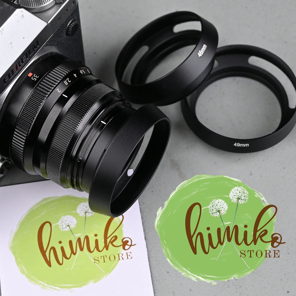 Lens Hood Universal Vented Metal CNC Solid Berbagai Ukuran