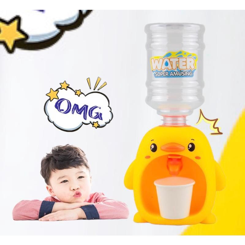 Dispenser Air Galon Mini Portable Mainan Anak Air Minum Karakter Bebek Penguin Dispenser Anak