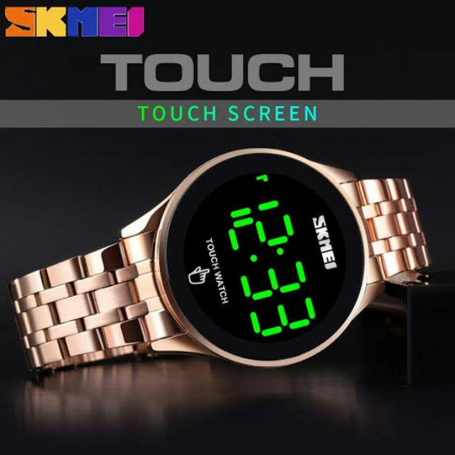 Jam tangan skmei touch screen 1579 original tahan air