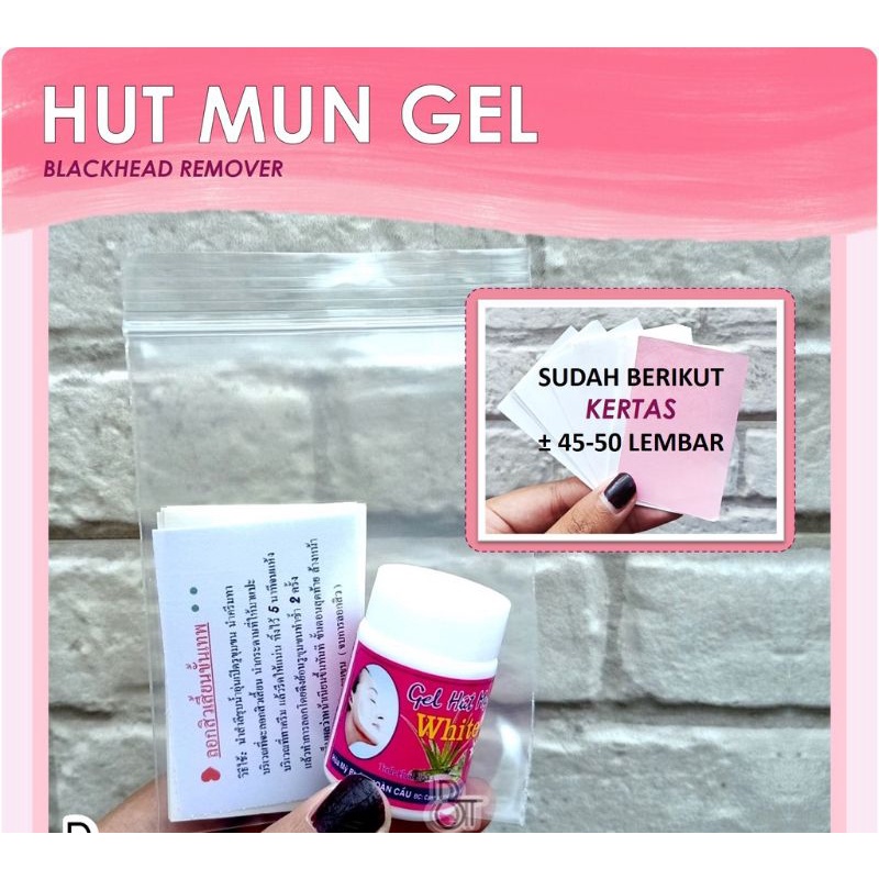 ORIGINAL 100% MASKER KOMEDO DAN JERAWAT- HUT MUN GEL THAILAND ORI