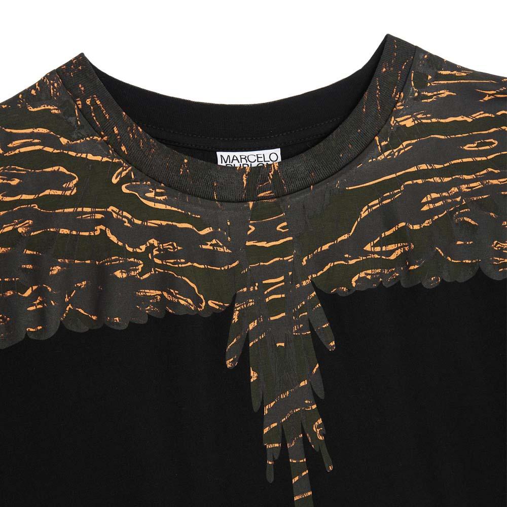 Marcelo Burlon FW21 Camou Wings Tee Black/Army 100% Authentic