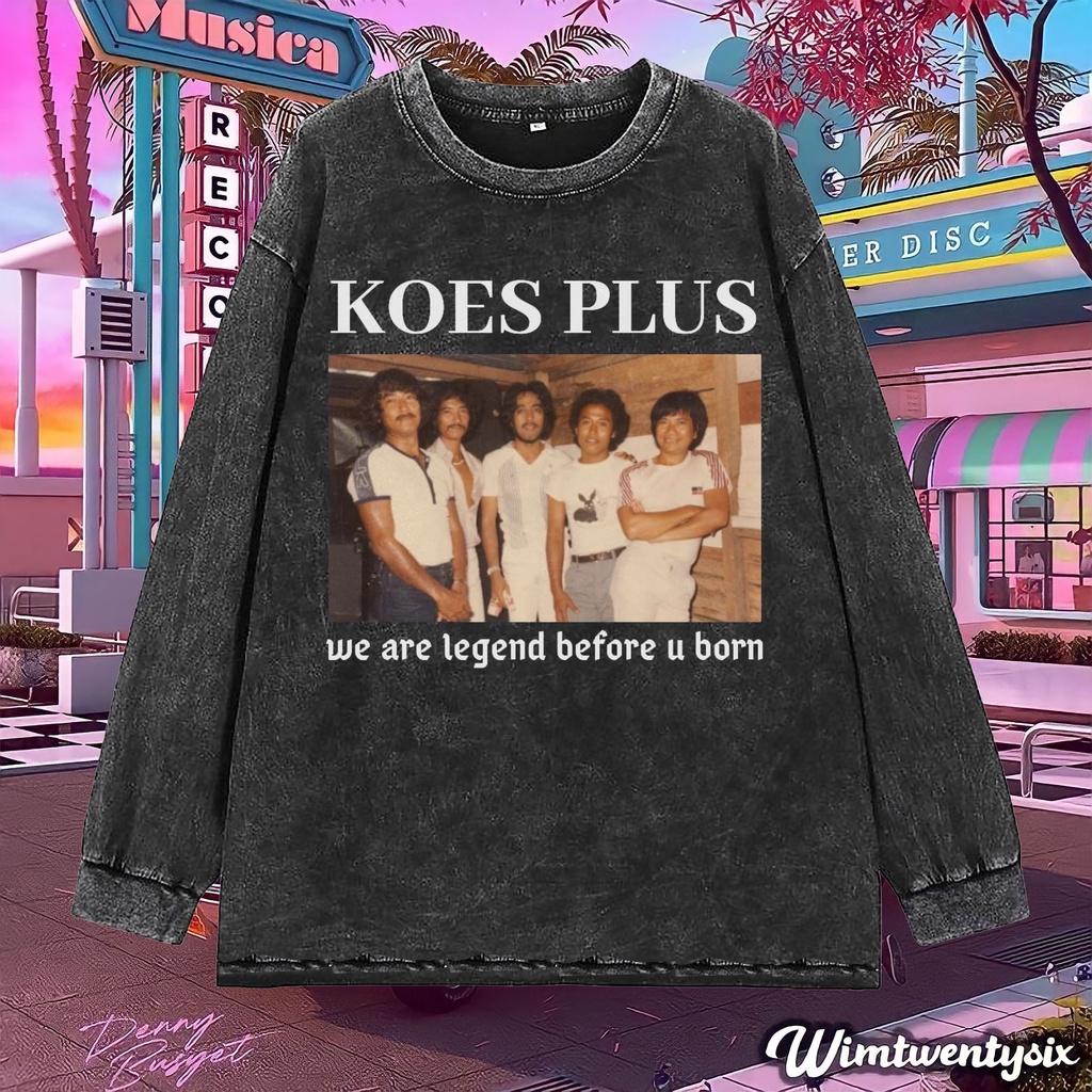 longsleeve | kaos oversize | oversize washing | t-shirt oversized | kaos band koes plus vintage tee