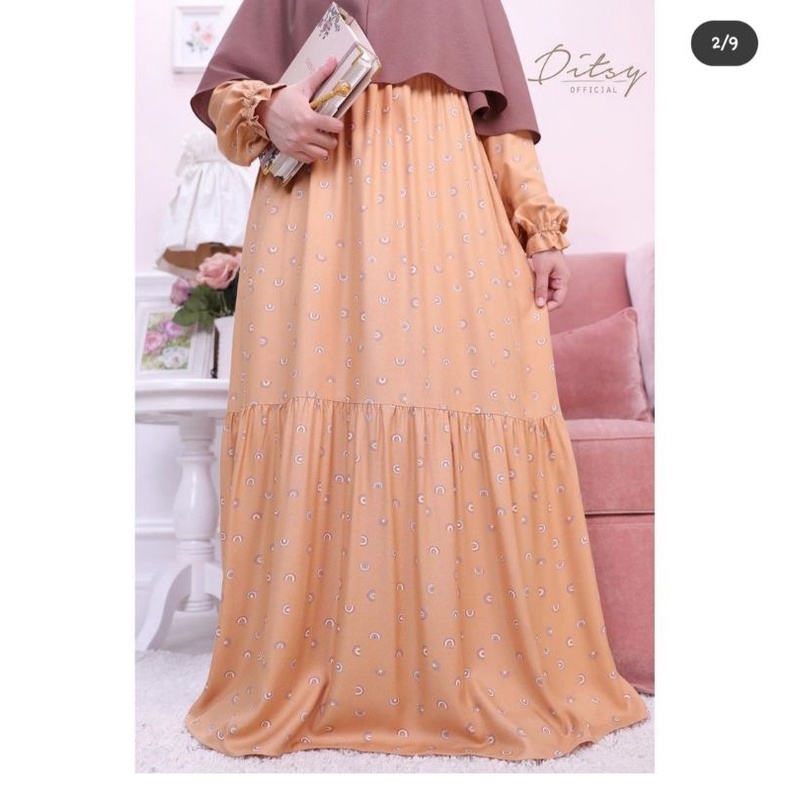 ditsy rainbow cantaloupe