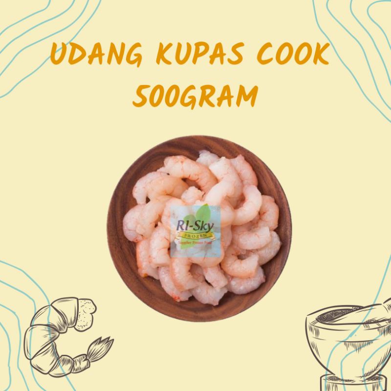 

Udang Kupas Cook Bersih 500gr