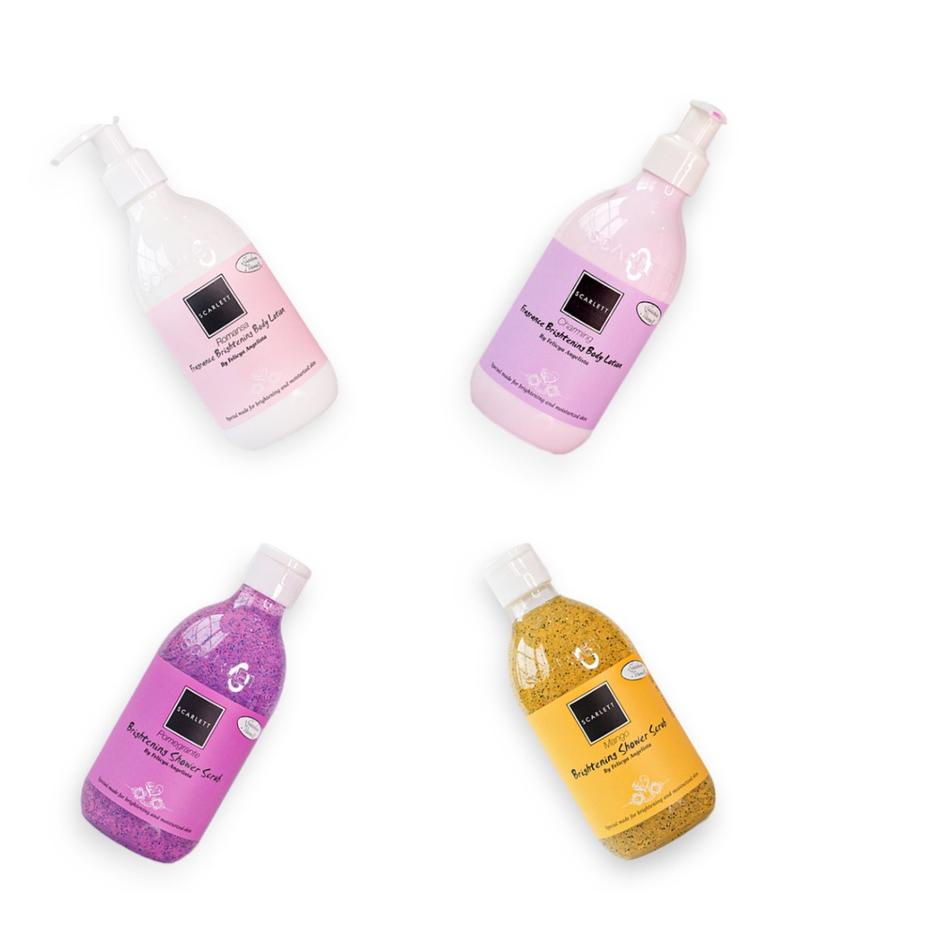 ❊ Scarlett Body Scrub Romansa Body Scrub Pomegrante Lulur Scarlett Body Scrub Scarlett Lulur Badan S