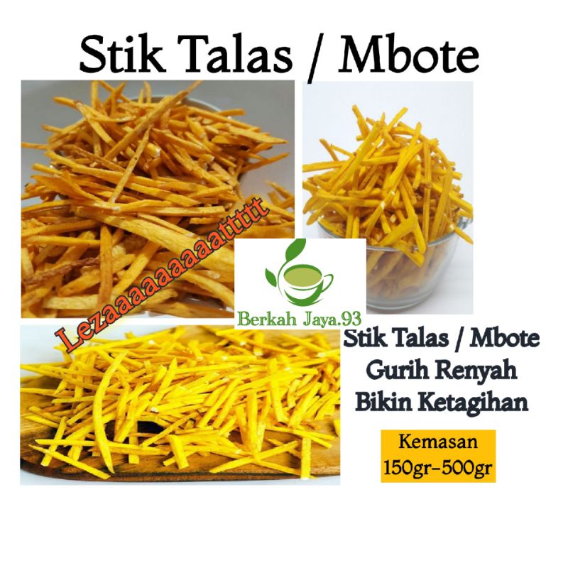 

Stik Talas Mbote Snack Kekinian Super Kriuk 500gr