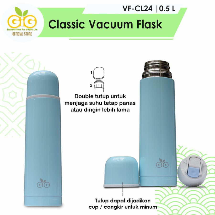 BOSU377 GIG BABY CLASSIC VACUUM FLASK TERMOS MINUM 500 ML