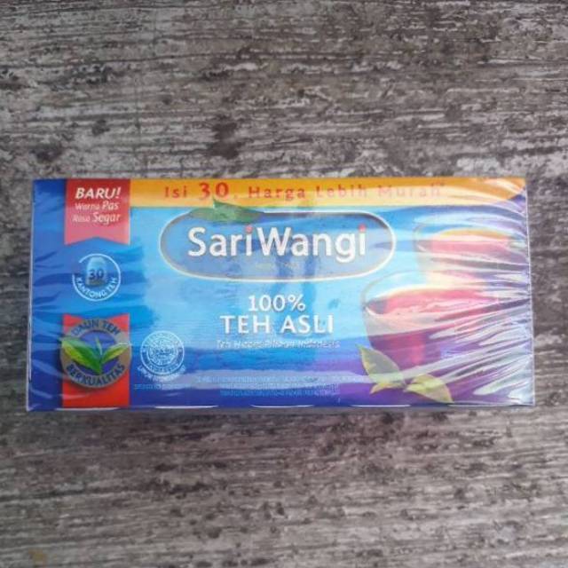 Teh Sariwangi Celup Isi 25 Teabag @2 Gram