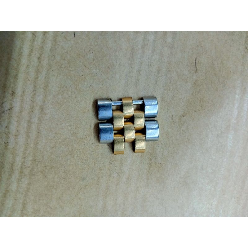 sambungan rolex jubile kombinasi original bekas copotan gold 18 k solid