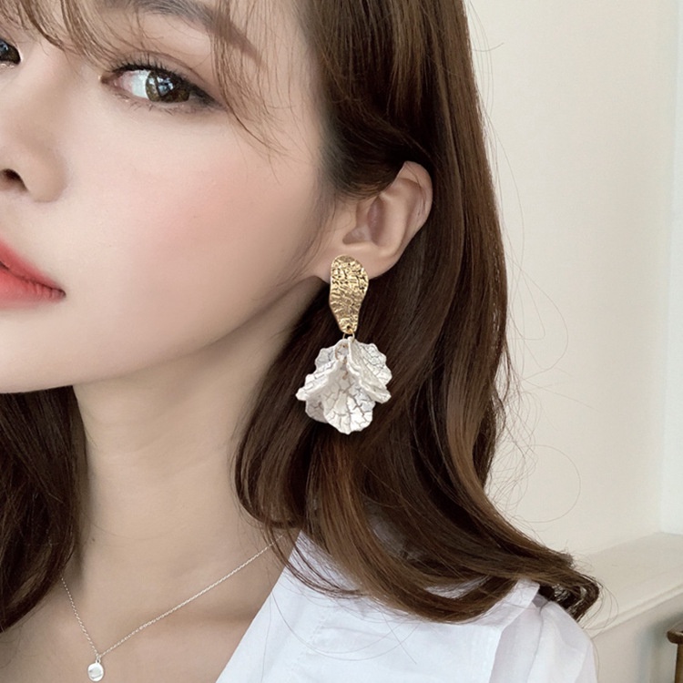 Anting bunga baru trendi wajah pelangsing elegan anting-anting Korea Tinggi rasa online influencer a