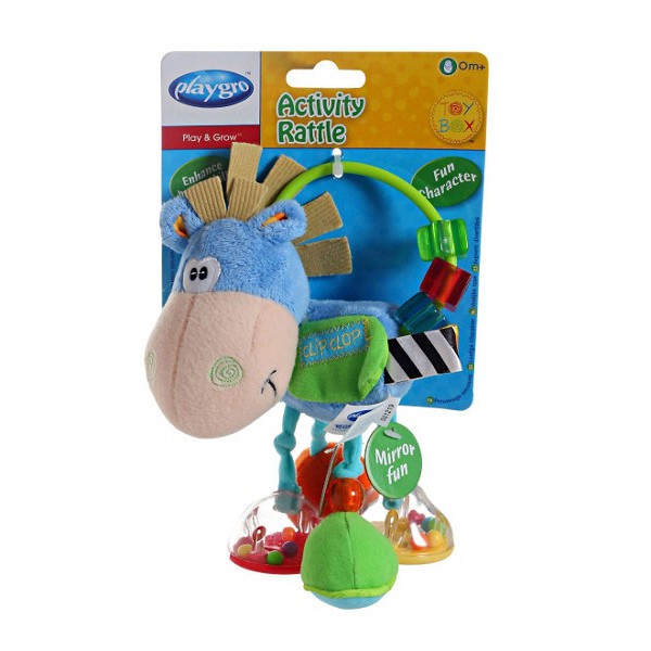 Playgro Baby Clip Clop Activity Rattle - Mainan Gigit Anak Bayi Balita-2