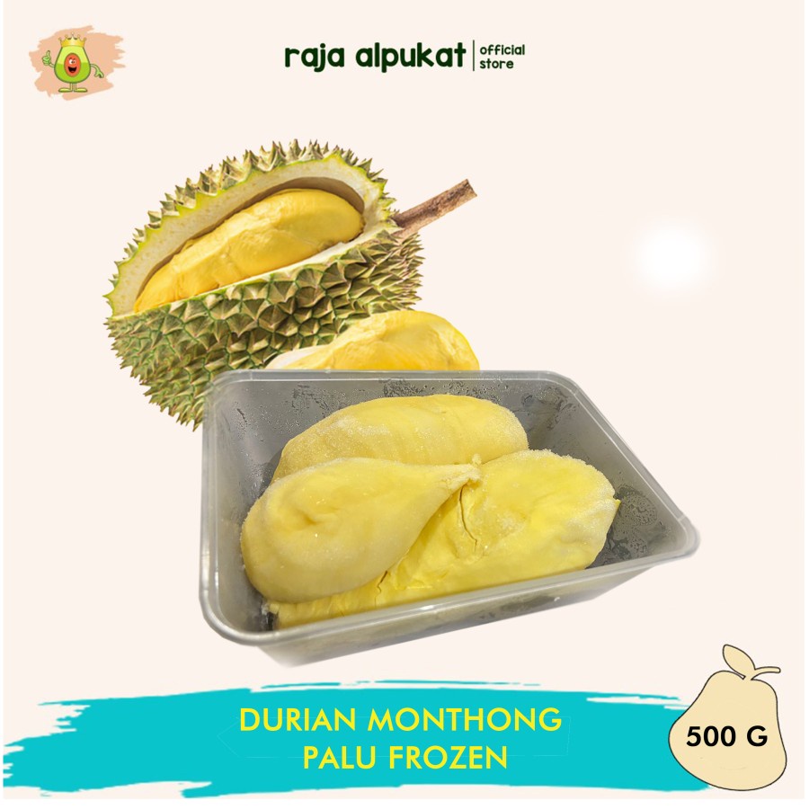 

DURIAN MONTHONG PALU/ BALI KUPAS FROZEN 500 G