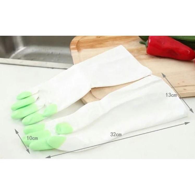 Sarung tangan karet cuci piring anti air Rubber glove murah