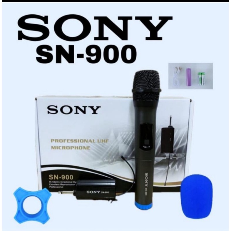MIC WIRELESS KARAOKE SONY SN900 SN 900 1 HANDHLE MIC