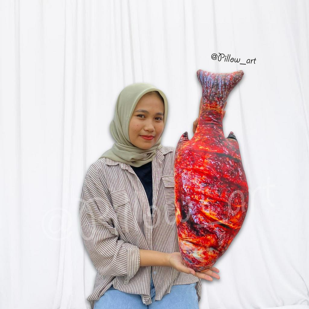 Pillowart - Bantal Boneka Ikan Bakar Size L - ART051