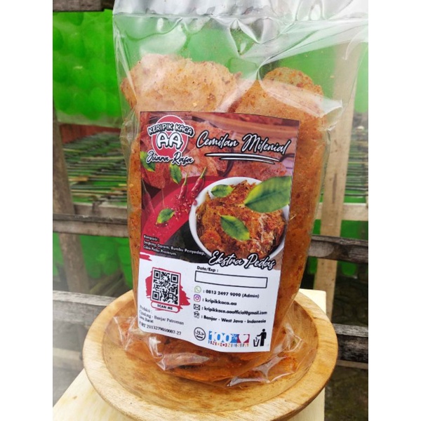 

KERIPIK KACA AA RASA EKSTRA PEDAS JUARA RASA PREMIUM (SINGKONG PREMIUM) BIG SIZE (UKURAN BESAR)