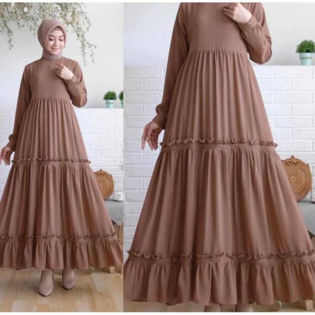 GAMIS CERUTI ANGGUNBAHAN CERUTI PREMIUM, FULL FURING