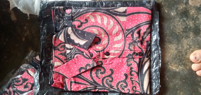 Maura Couple - Sania Ruffle Batik Couple Ori Ndoro Jowi Garansi Termurah Shopee - Batik Modern Solo