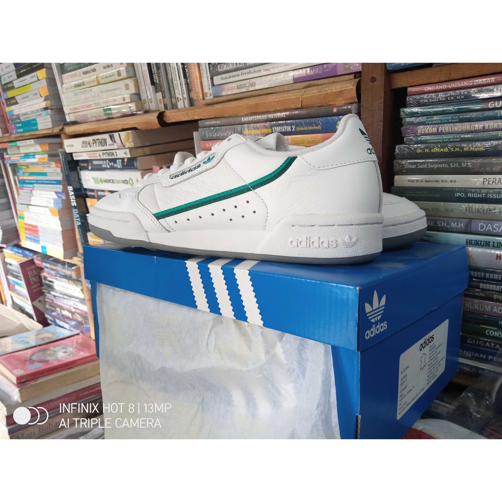 Sepatu pria adidas continental 80 EF5990 ukuran 8 (42) original