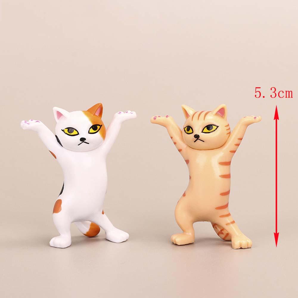 NICKOLAS1 Miniatur DIY Kid Anak Micro Landscape Anime Dekorasi Rumah Patung Figure Kucing