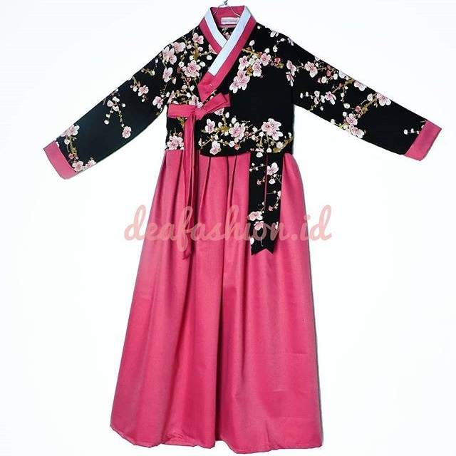 

Hanbok sakura rapsberry