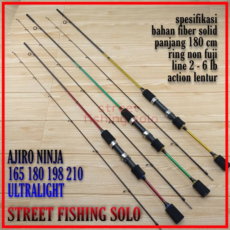 joran UL ultralight Ajiro NINJA 210 cm cod