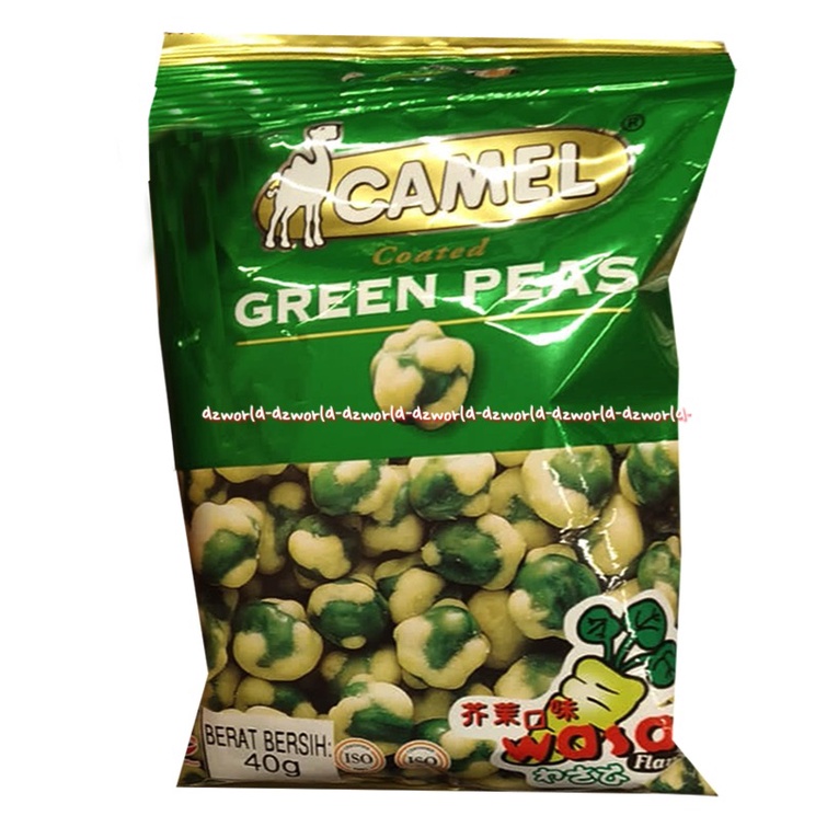 

Camel Green Peas 40gr Makanan Ringan Rendah Lemak Snack Cemilan Kacang Polong Goreng Camels Green Peanut Nut Nuts