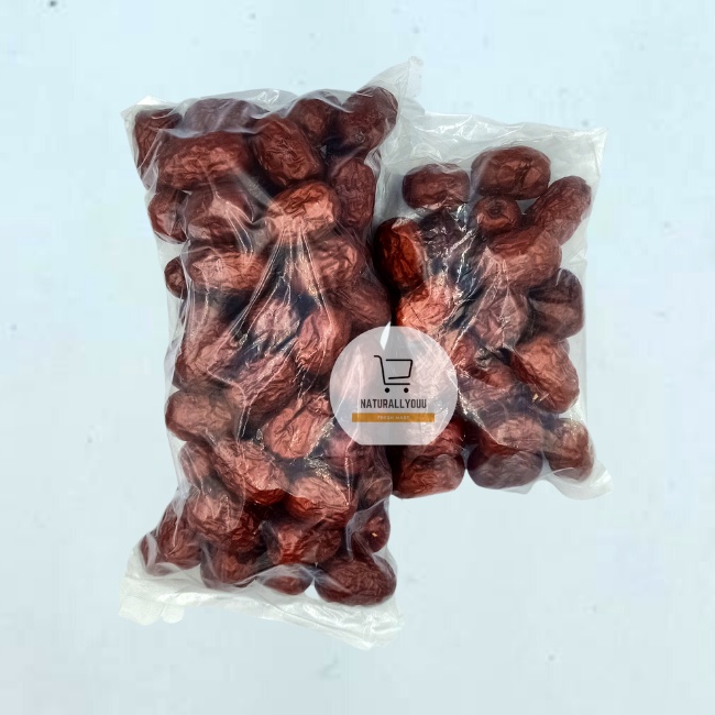 

Buah Angco Ang Co Hongcao Kurma Cina Red Dates 100gr/250gr/500gr/1kg