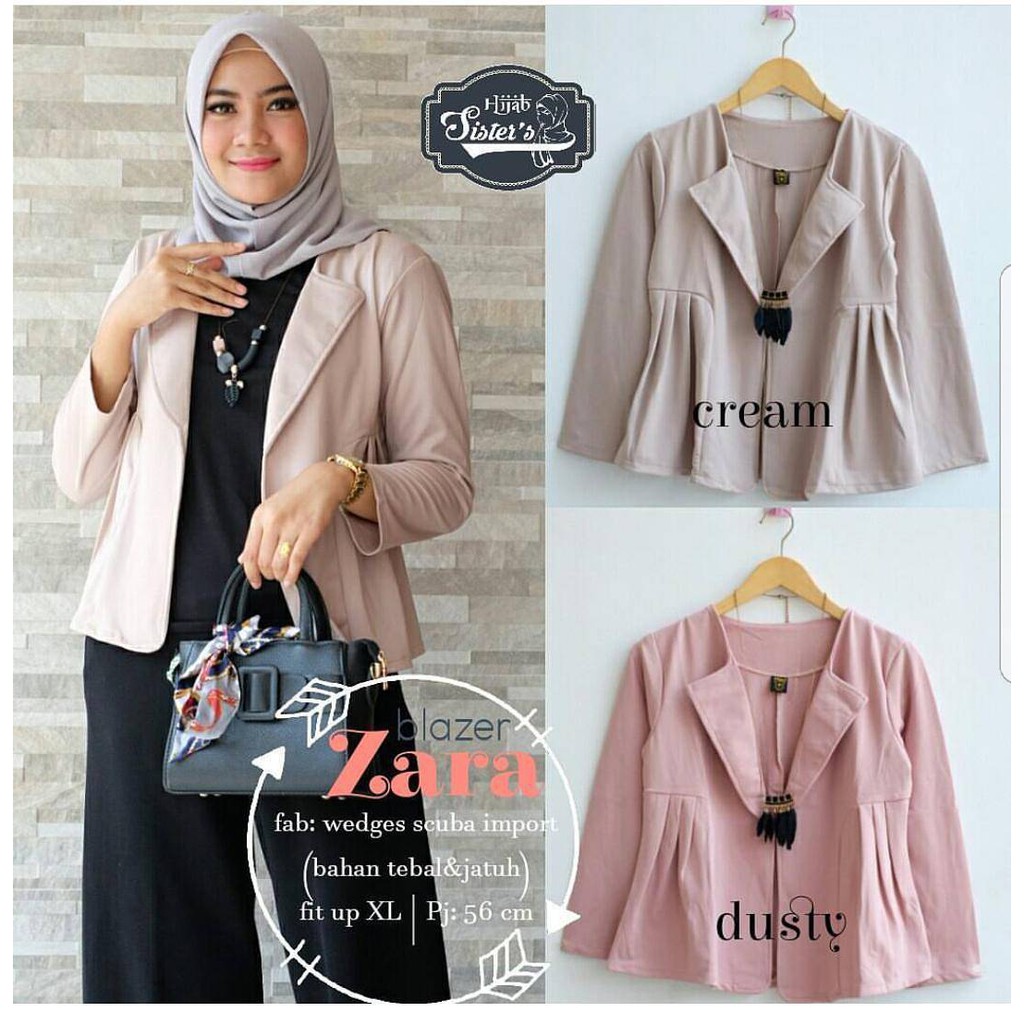 Anna Blazer Zara Blazer Kantor Blazer Kerja Wanita Shopee Indonesia