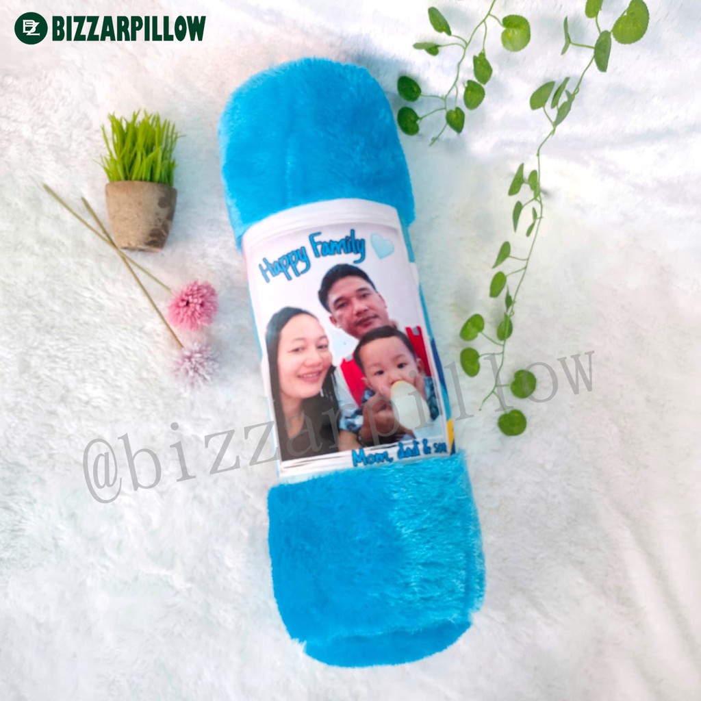 Bizzarpillow Guling Foto Custom Bulu Rasfur 65x25 cm BZ163